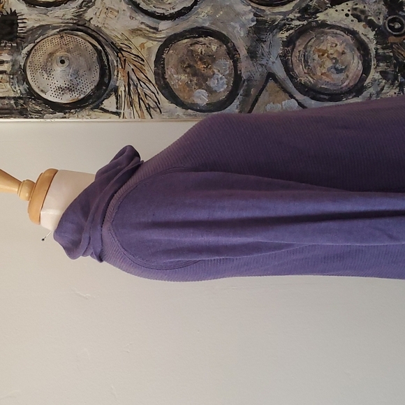 Adrienne Vittadini frosted plum Heather sweater - Picture 3 of 10